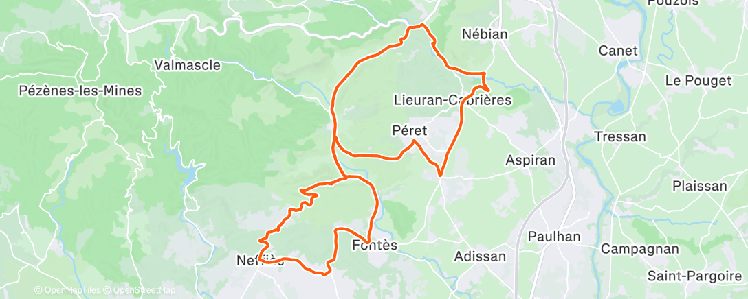 Map of the activity, Joyeux Noël 🎅🏼🎄🚵🏼