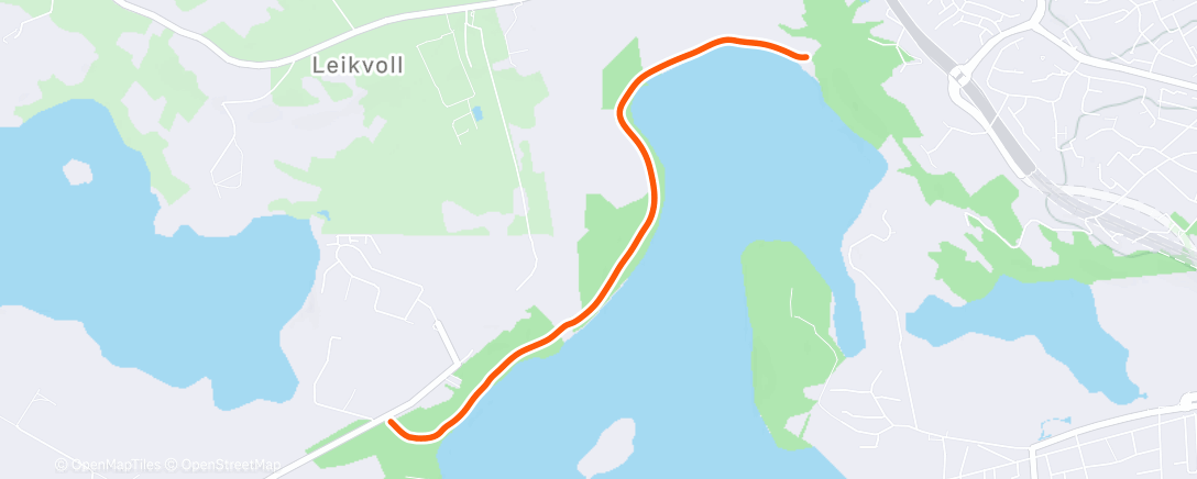 Map of the activity, Retur til bilen