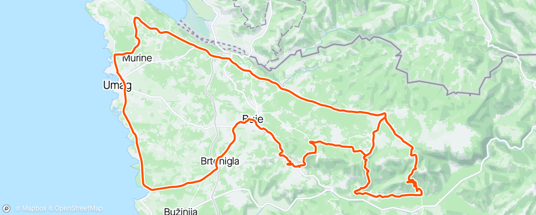 Map of the activity, 10. Istra GF