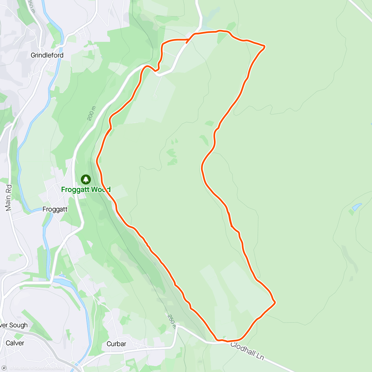 Karte der Aktivität „DRC trail run Thursday 🏃‍♂️🦌🦌🏃”