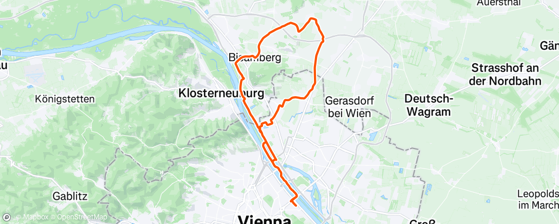 Map of the activity, Morning Ride