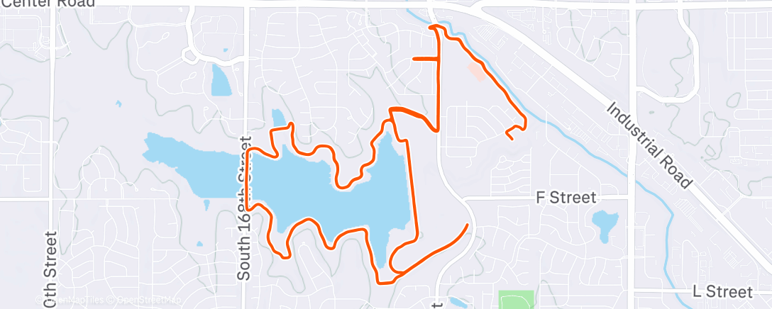 Map of the activity, Chased by a pack of hooligans!