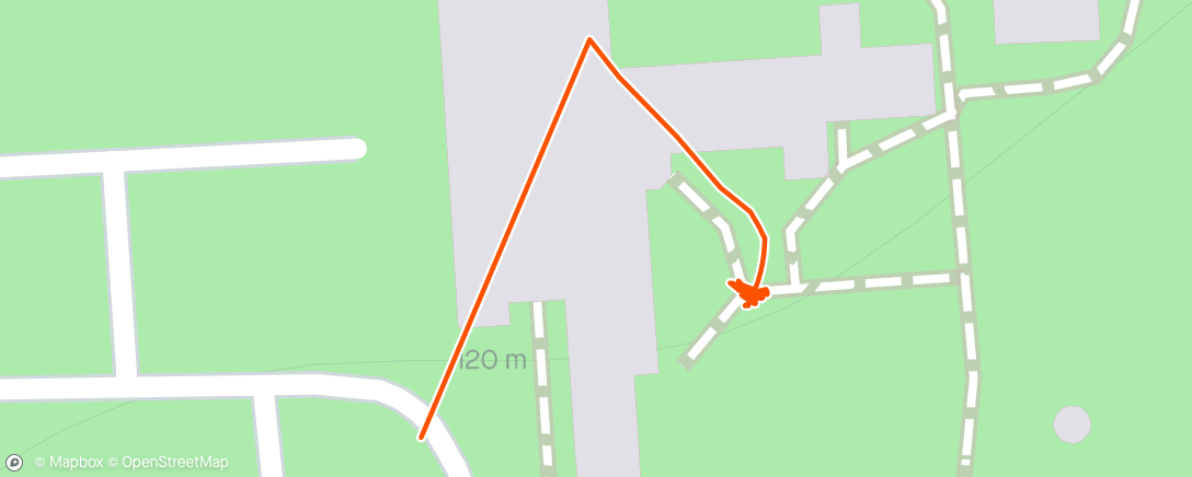 Map of the activity, Sunday Afternoon Walk