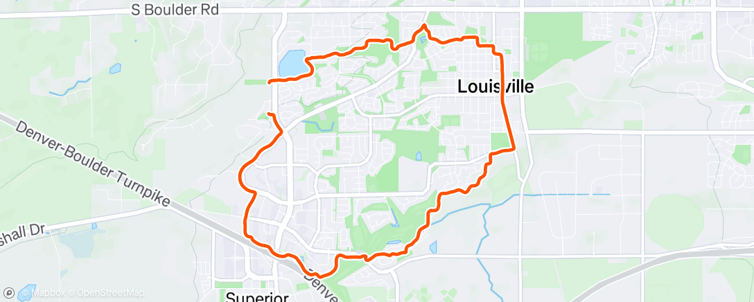 Map of the activity, Should have brought water