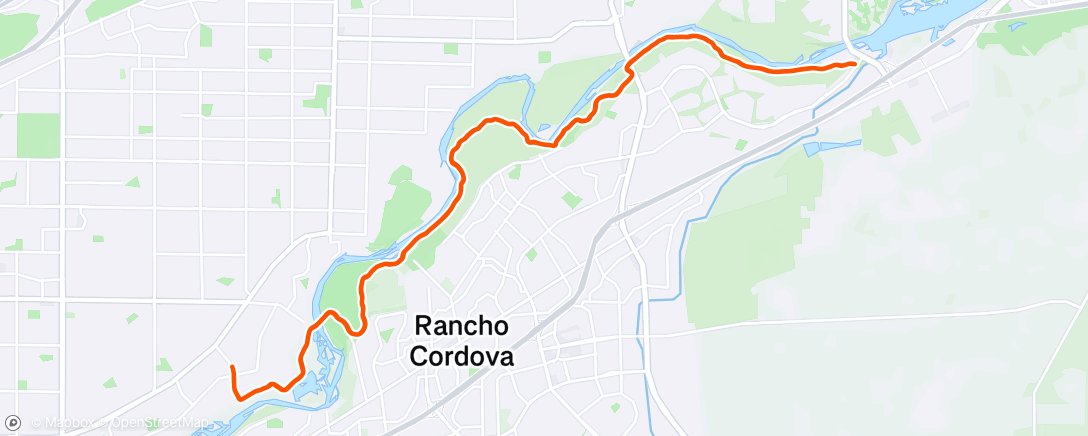 Map of the activity, Afternoon Ride