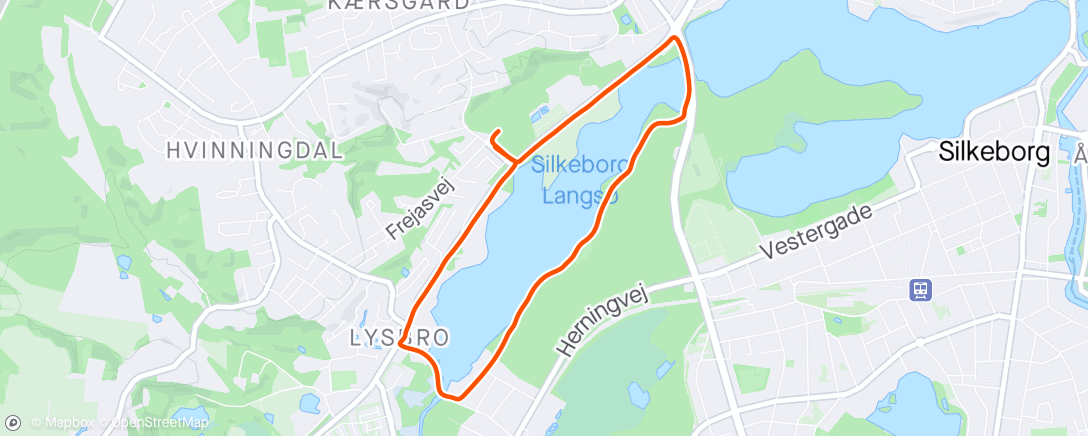 Map of the activity, Morning Run/Zone 1 ♥️