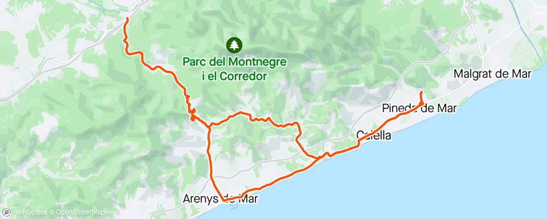 Map of the activity, St Celoni de hielo ❄️❄️