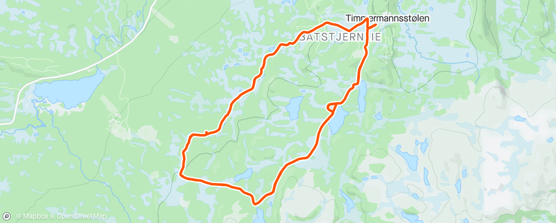 Карта физической активности (Afternoon Nordic Ski)