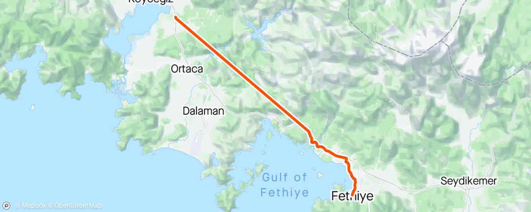 Map of the activity, Tour of Türkiye Stage 3