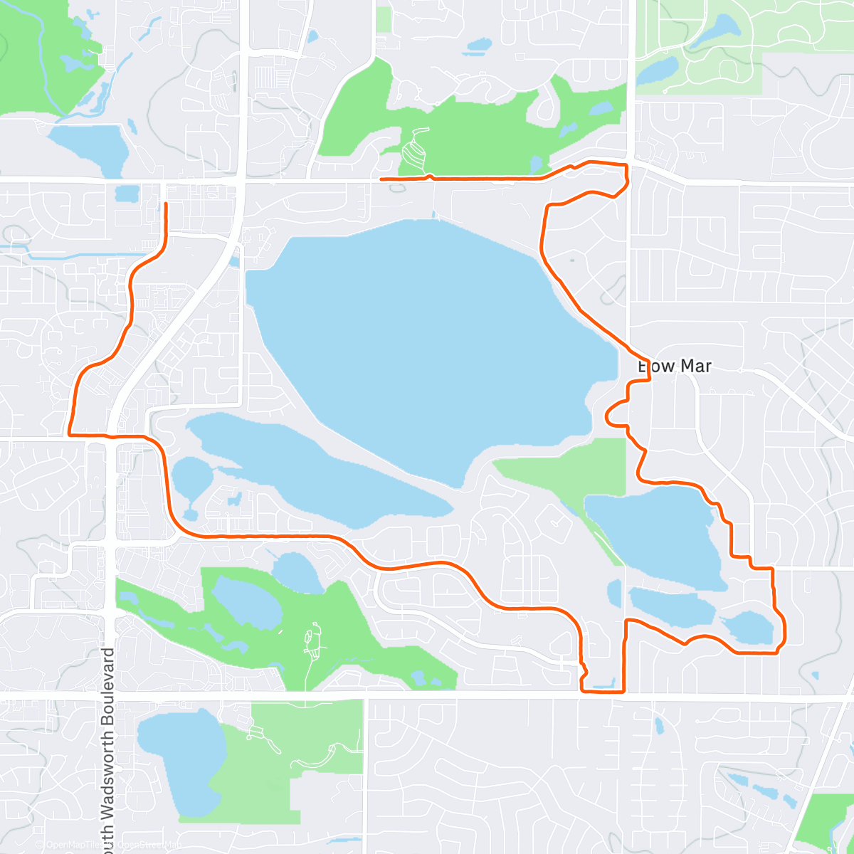 Mapa de la actividad (Lively round these parts)