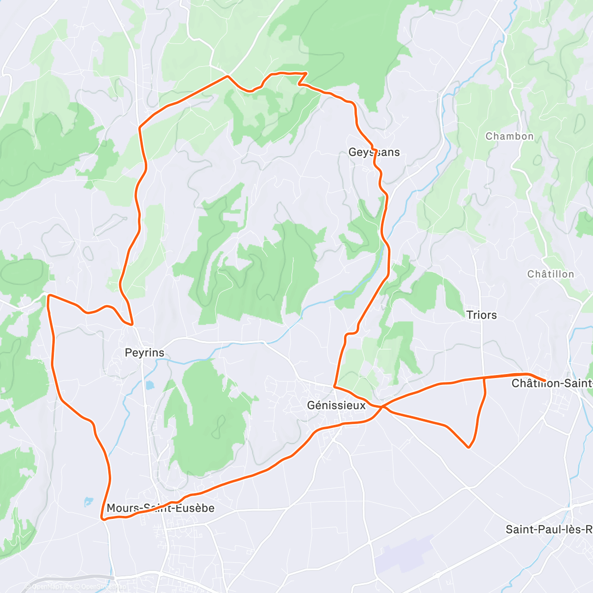 Map of the activity, Ça change encore 😍 bluffant