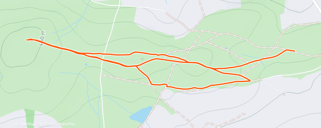 Карта физической активности (Afternoon Trail Run with Ed)