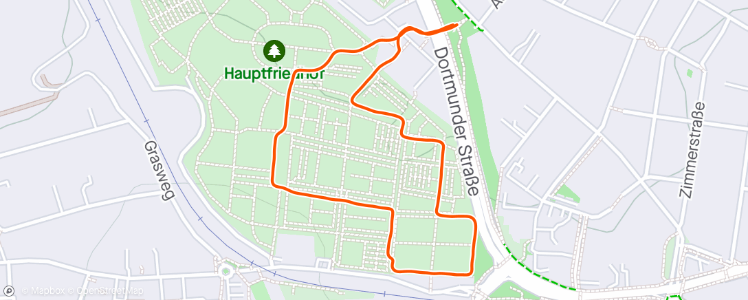 Map of the activity, Sonntagsründchen vor dem Frühstück
