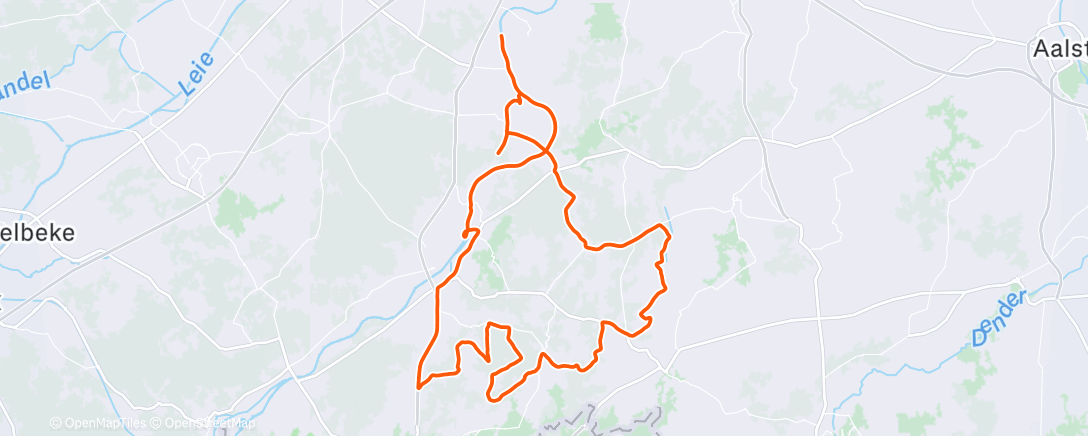 Map of the activity, Den vijfenvijftigste vant jaar! #omdathetkan