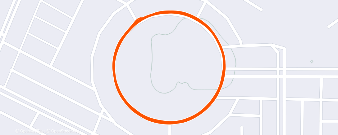 Map of the activity, Morning Run