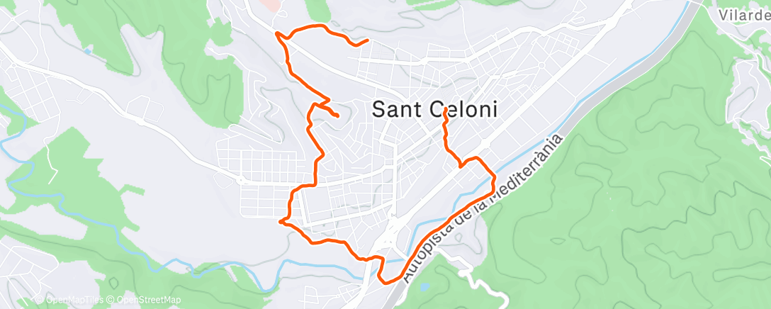 Map of the activity, Excursión de mañana