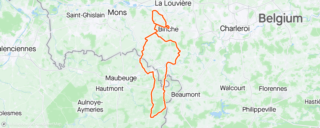 Map of the activity, ULTEAMRide 🌧️ - 13 courageux(se) 👊🏼🔥