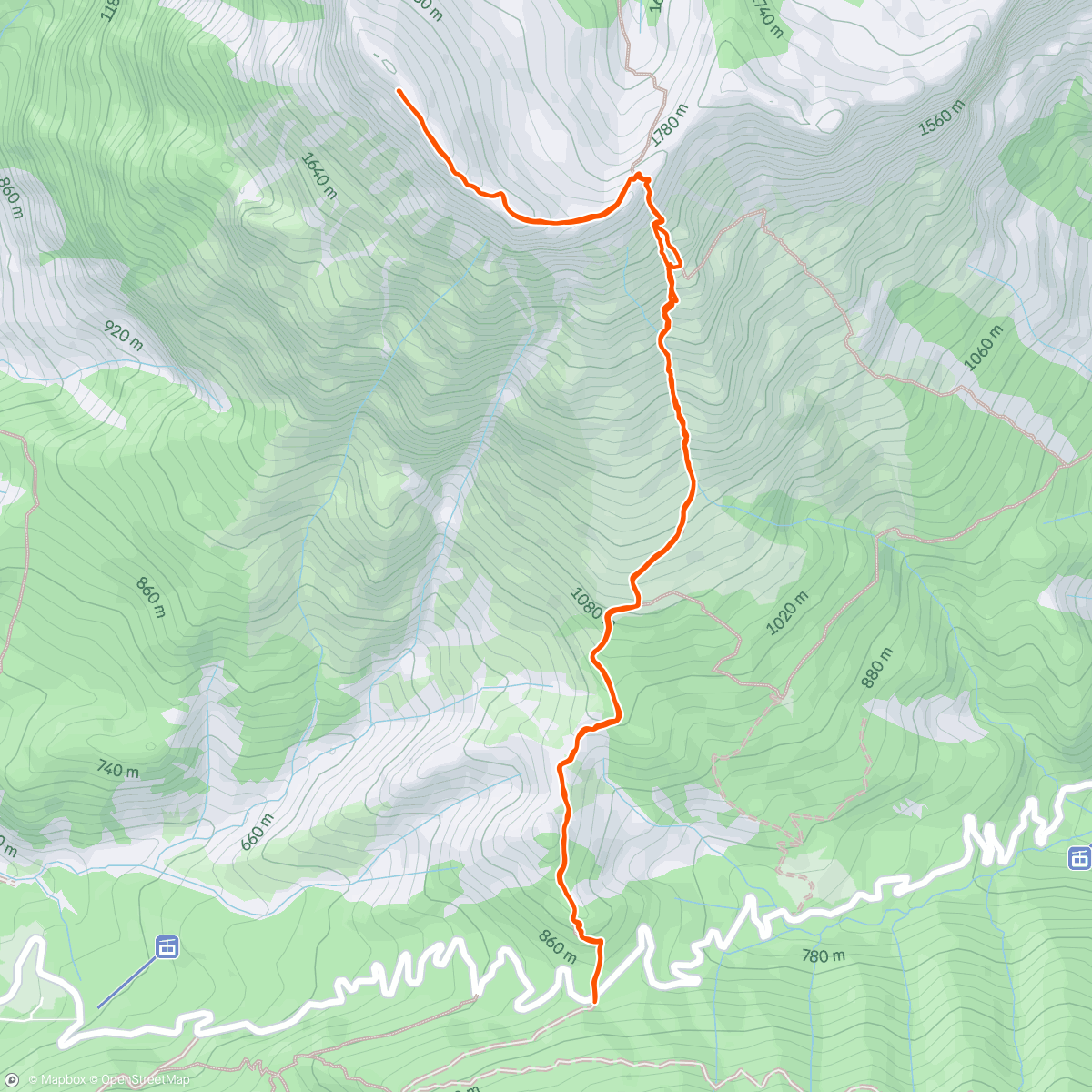 Map of the activity, Escursione mattutina