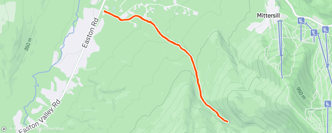 Map of the activity, Morning Coppermine