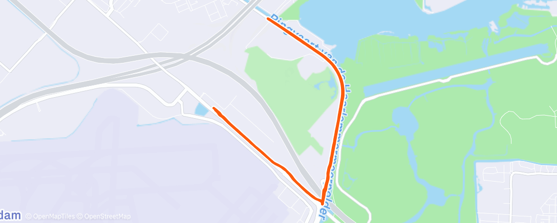 Map of the activity, Ochtendloop