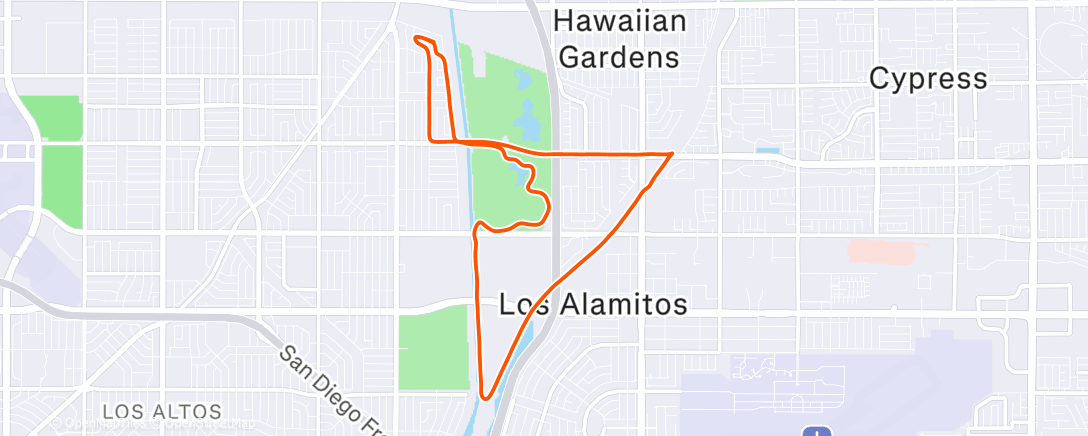 Map of the activity, Lunch Run -2