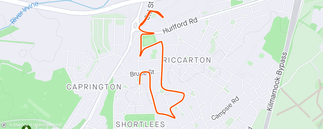 Map of the activity, After training extra Kms 🏃🏻‍♂️💨🤪🌧️