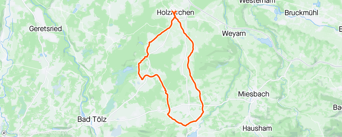 「Reutberger Runde über Tegernsee」活動的地圖