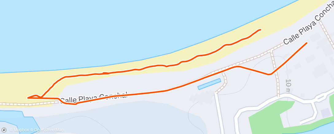 Map of the activity, Morning Walk