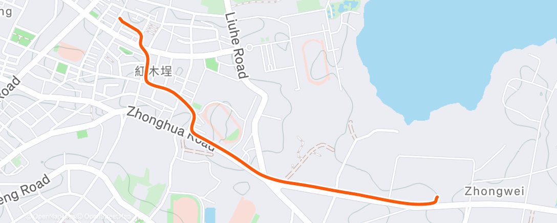 Map of the activity, 晨間騎乘