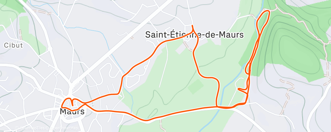 Map of the activity, Marche 🐎🐎