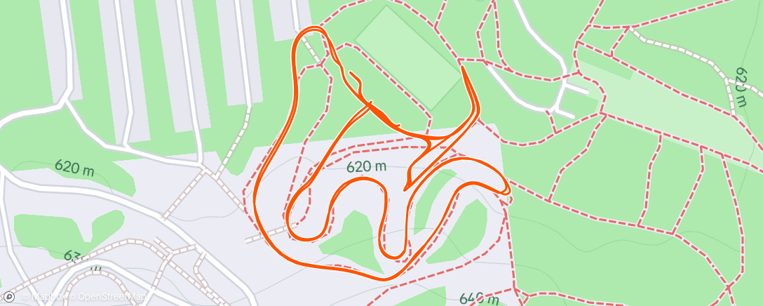 Map of the activity, Morning Nordic Ski