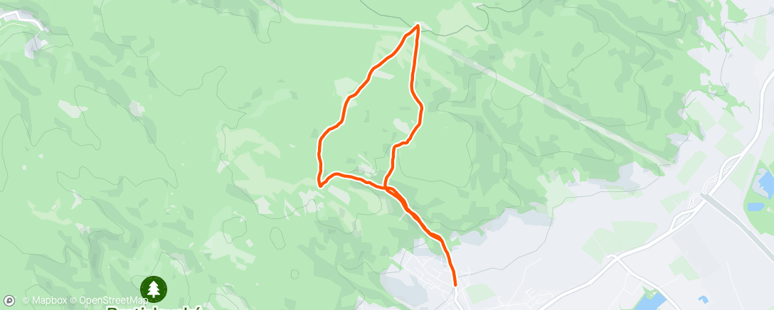 Map of the activity, Prechádzka