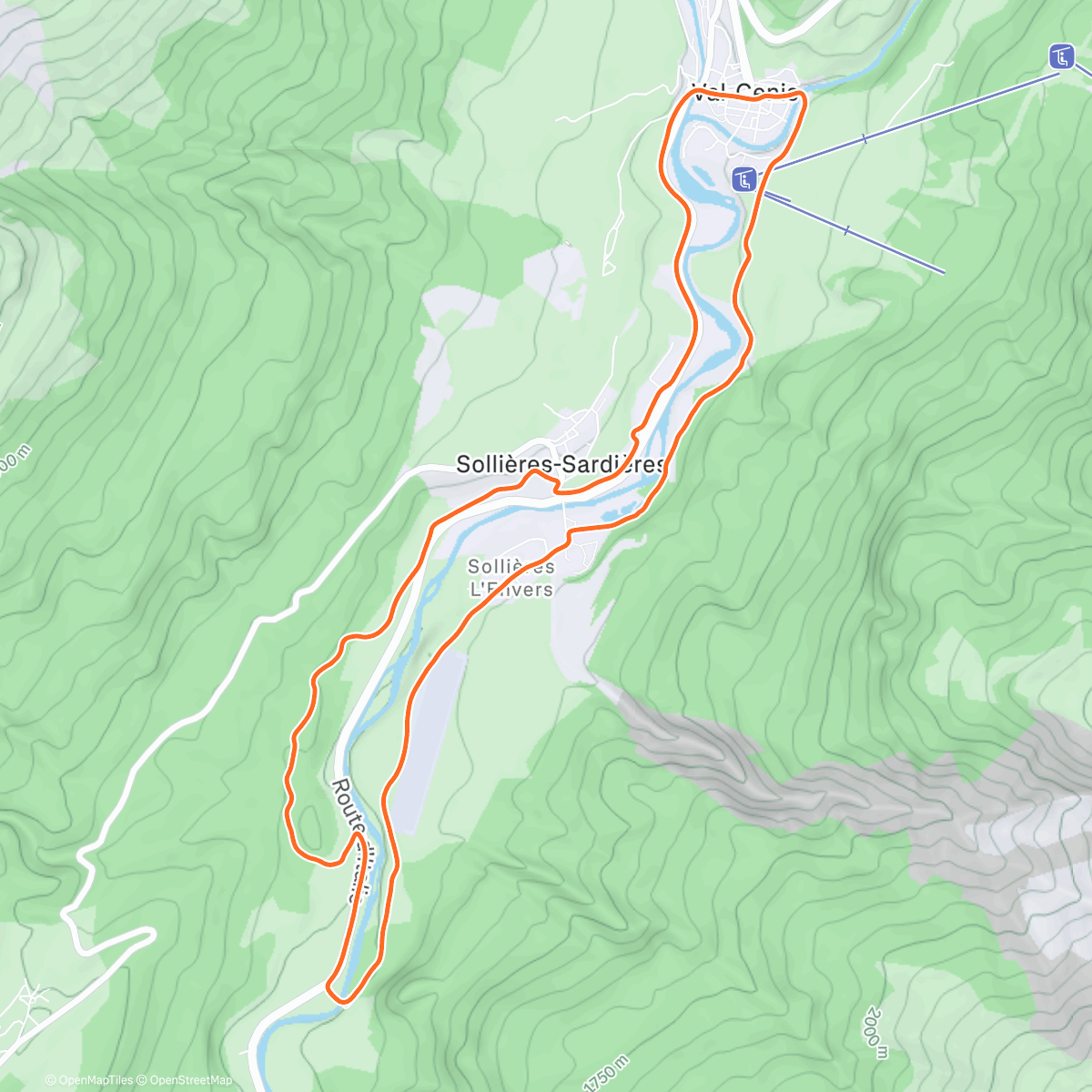 Map of the activity, Footing Afterwork 🏃🏼‍♂️