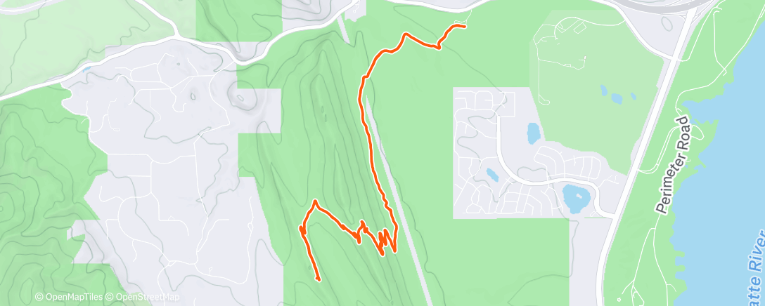Map of the activity, Black Bear w/ brown dogs