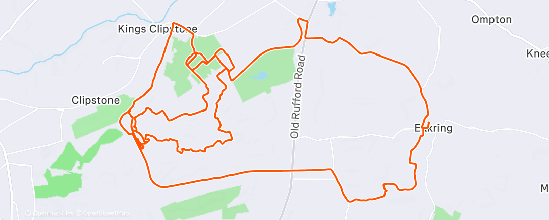 Map of the activity, Morning E-Bike Ride