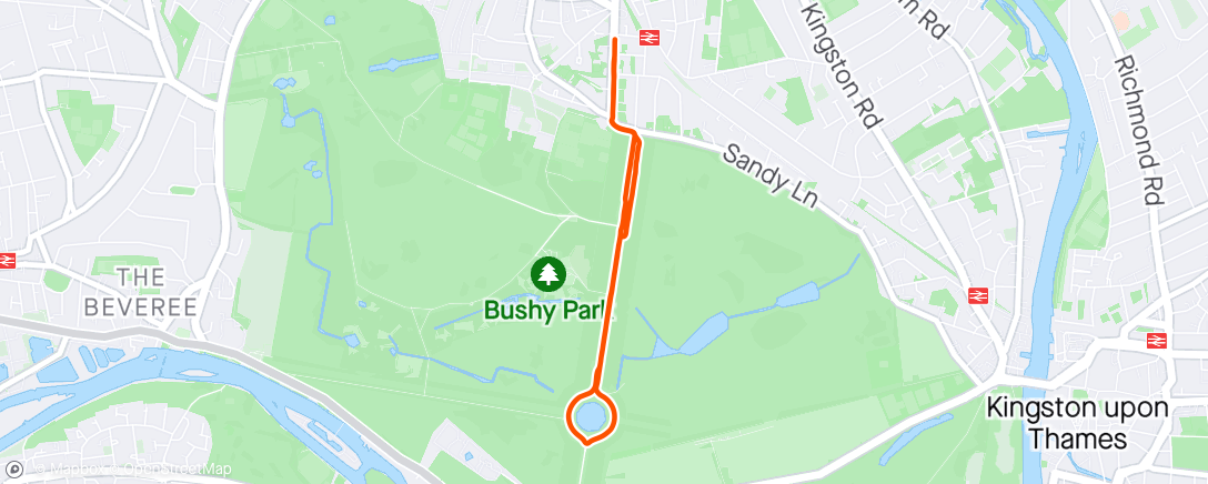 Map of the activity, Bushypark