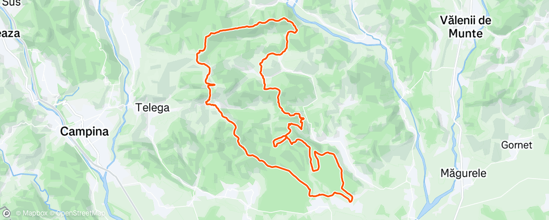 Map of the activity, Goruna Trail Run