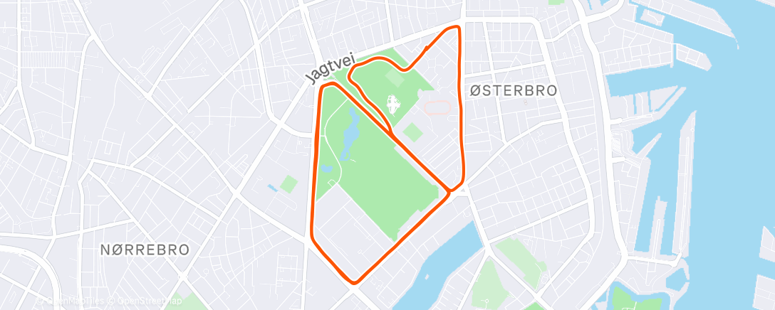 Карта физической активности (Offbike jog)