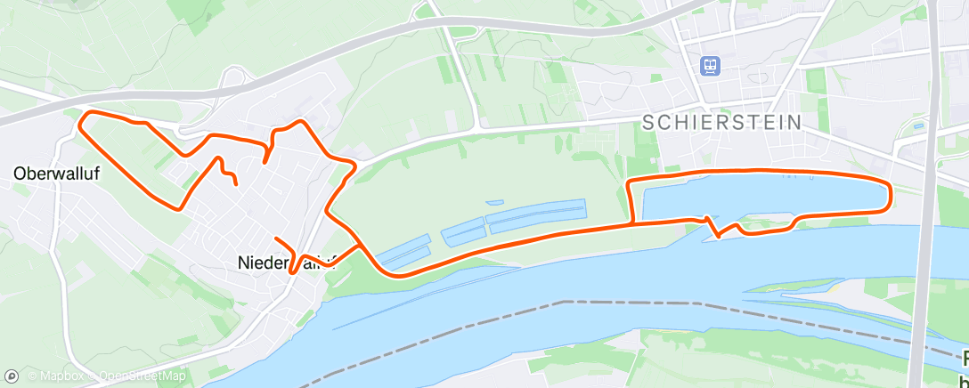 Map of the activity, Morning Walk