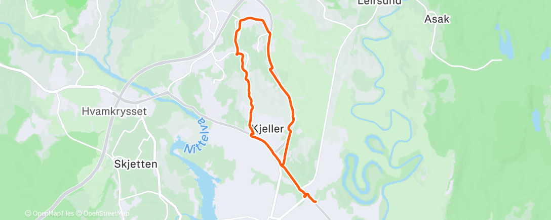 Map of the activity, Rundtur med RRL