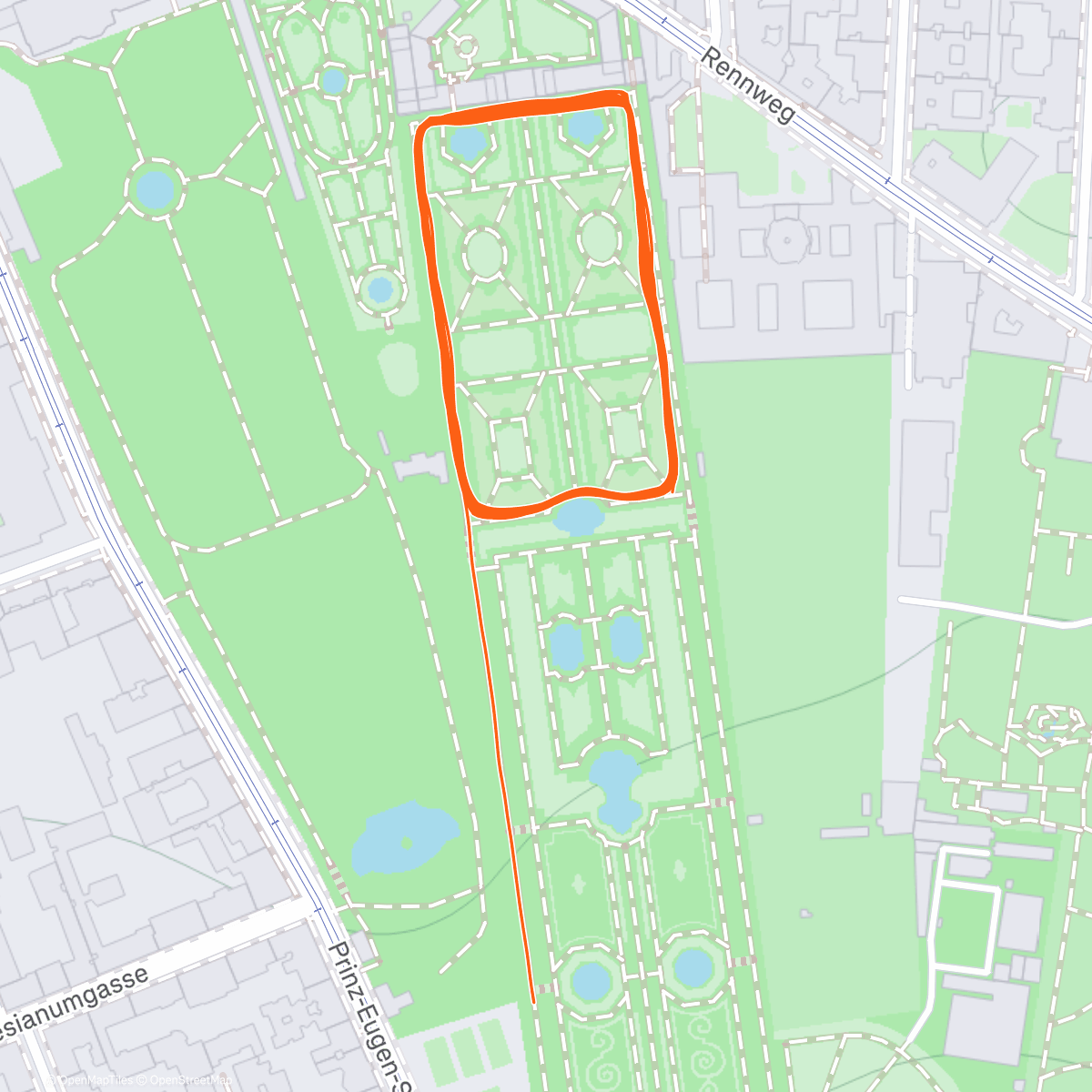 Карта физической активности (Easy Morning Run)