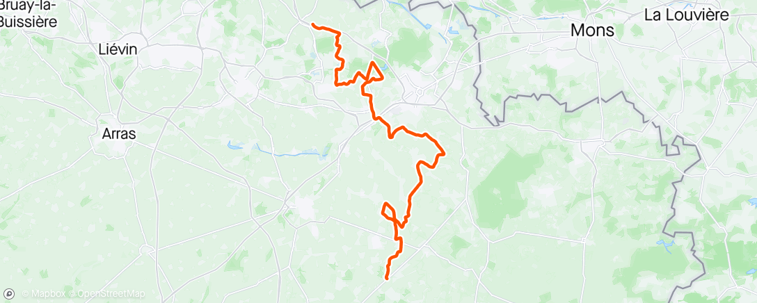Map of the activity, Recon Roubaix