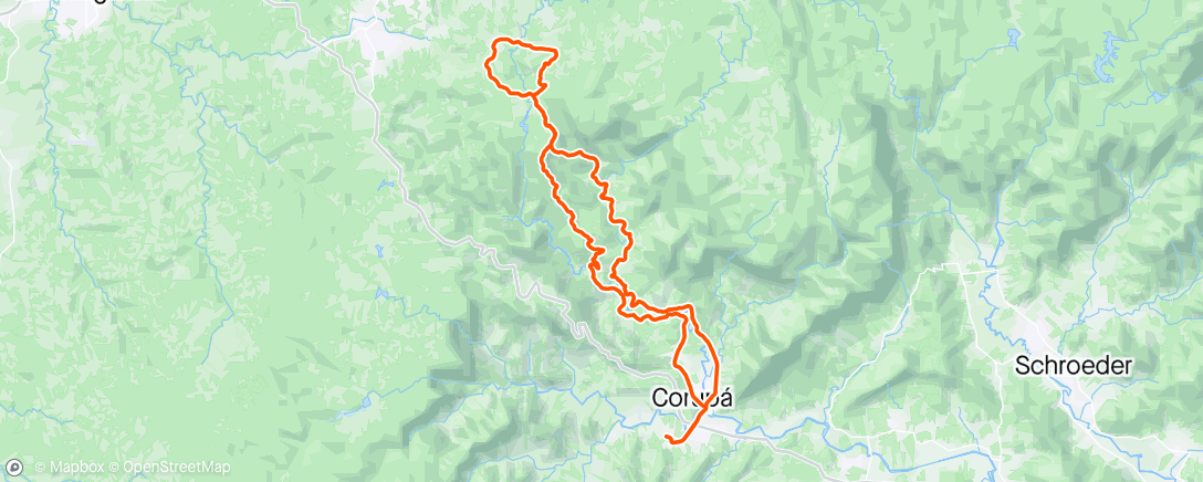 Mappa dell'attività Pedalada em mountain bike elétrica matinal