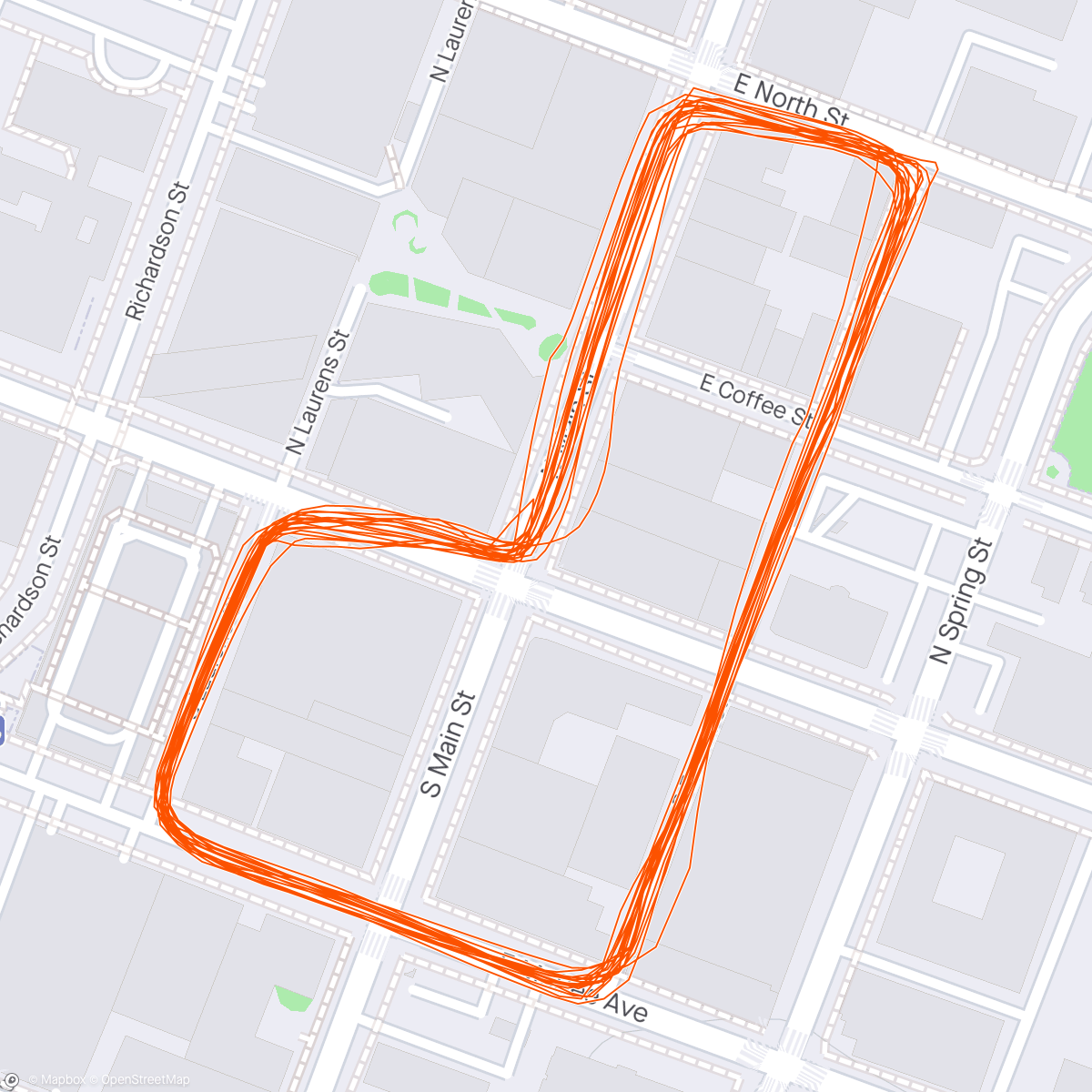 Map of the activity, Greenville Cycling Classic 4/5 - 2024