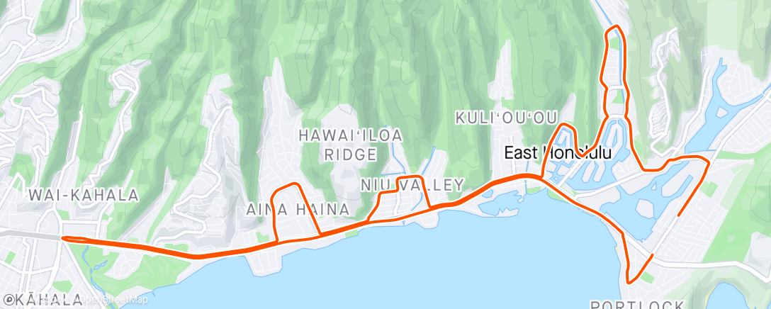 Map of the activity, Was supposed to be base, but headwinds got me in Z3-4 pace... knew that the uphill segment felt good. I didn't know I'd get in on the downhill, though. Tailwind coming back still coughing.. 😷 mask on riding gets hard once the mask is drenched.