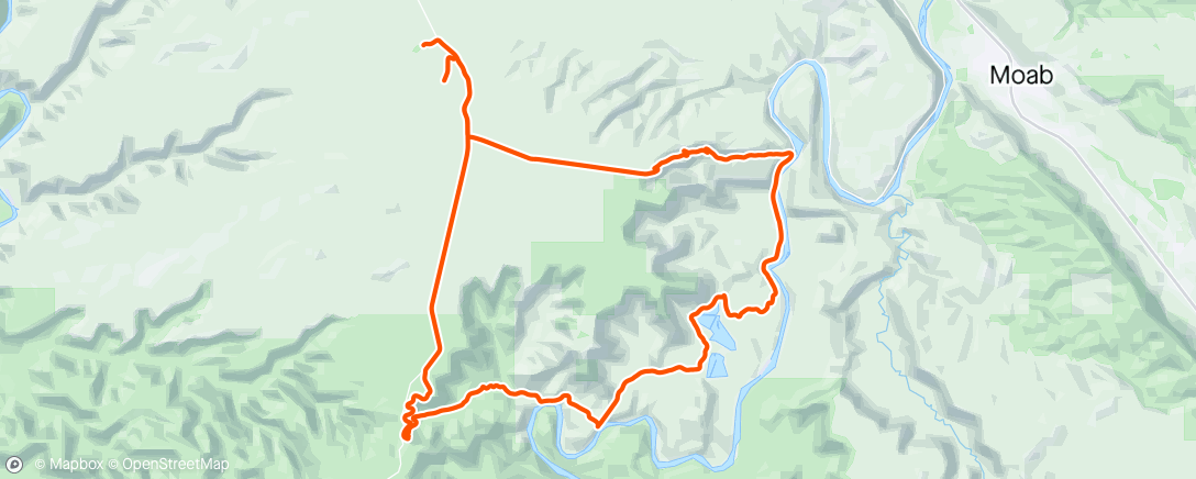 Carte de l'activité Long Canyon to Shafers