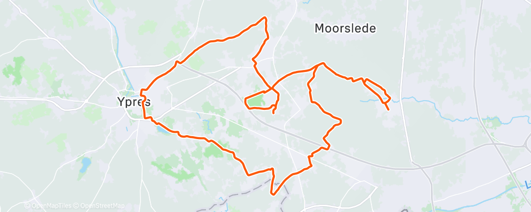 Map of the activity, Wielersport