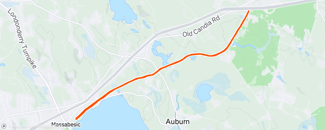 Map of the activity, Sunday saunter