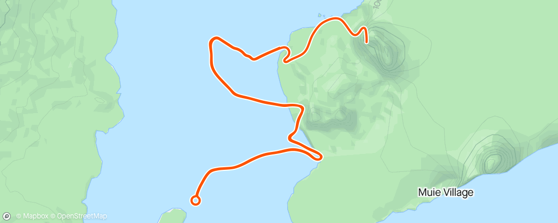 Karte der Aktivität „Zwift - Climb Portal: Cote de Trebiac at 100% Elevation in Watopia”