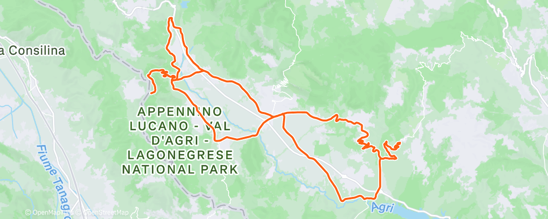 「Pedalata mattutina」活動的地圖